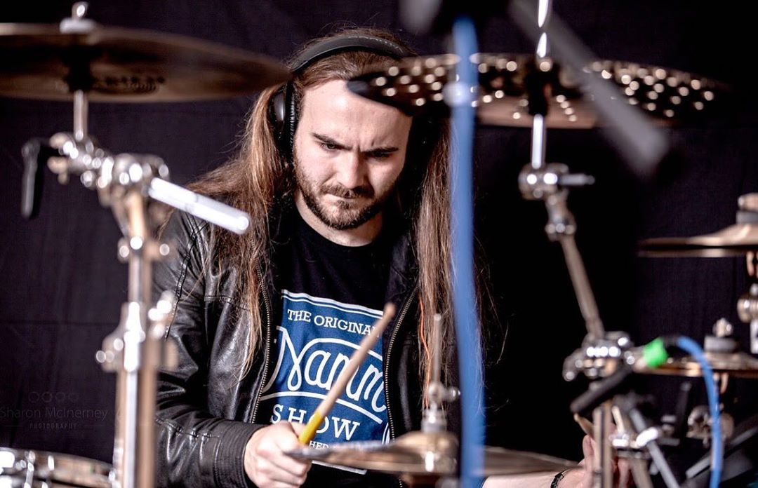 The happiest place is behind a drum kit, right?
Credits: <a href="/HenryRogersUK/">Henry Rogers</a> (Session drummer, producer, educator)