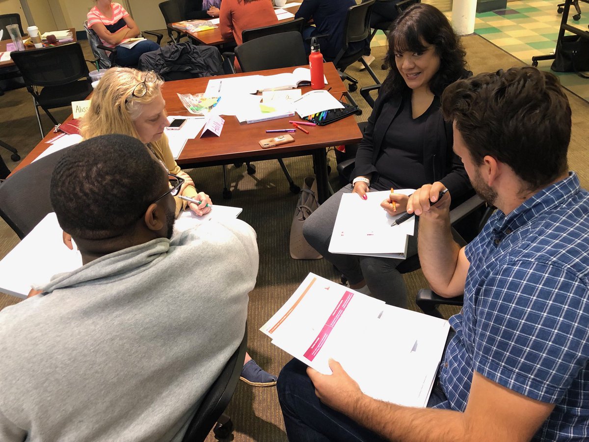 teachingcoach's tweet image. Teachers coaching each other in mock student- teacher Math conversations 👍🏼 #DoDEA #MASTERProject #TDG ⁦@steillyschools1⁩ ⁦@shsd_tandl⁩