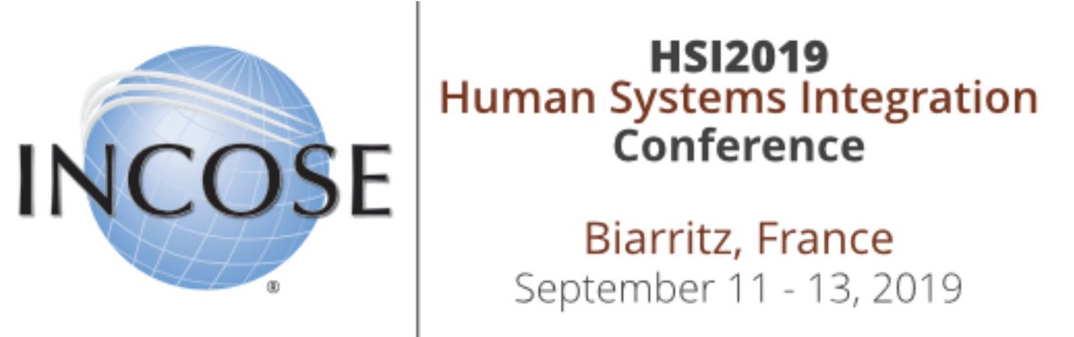 incose_org's tweet photo. There is still time to register for the @incose_org #HSI2019 conference for all the best in #humansystemsintegration in #Biarritz #France. All the details here https://t.co/uNcgdYPFO3 https://t.co/ky0Ovh4oHY