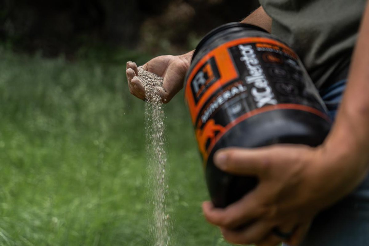 ArcusHunting's tweet photo. Rack One’s Xcellerator does for whitetails what spinach did for Popeye. Sprinkle this around your concealed area now for a big payoff later.
#HuntRackOne
#GrowScoutHunt
#MadeToCrave https://t.co/agBZWMcX2E
