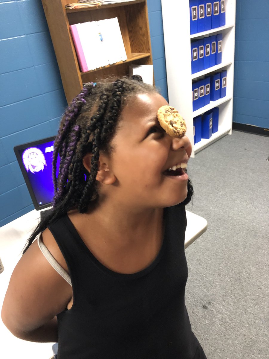 mscrawfords's tweet photo. Team building fun! Did cookie face by table teams as a fun ice breaker to end to our day yesterday #B2SIndians https://t.co/i6hb59BO5E
