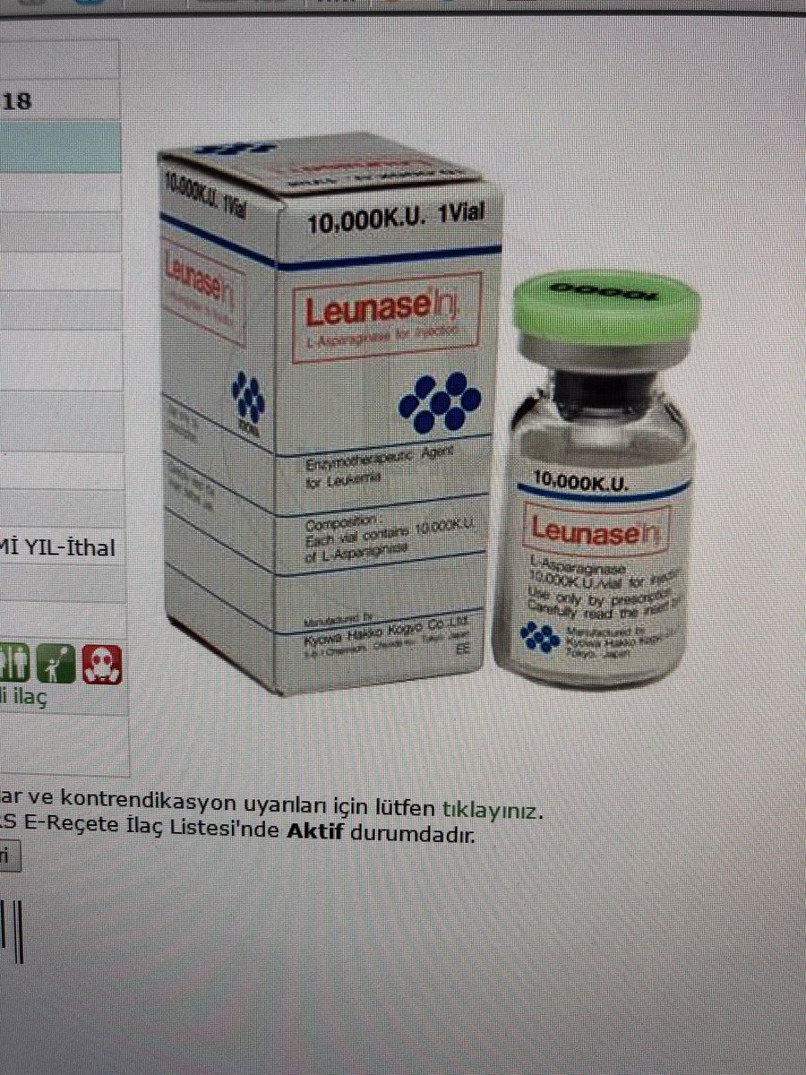 Akdeniz üni Tıp. Fak. Yatmakta olan.
Alanya/Demirtaş Mahallemizde Losemi hastası  4 yaşında bir evladımız (Selim Ali Demir) İÇİN acil olarak bu ilacı arıyoruz!. RT yaprak bize destek verebilir misiniz? 
İletişim BABASI HÜSEYİN DEMİR
0546 485 91 93
