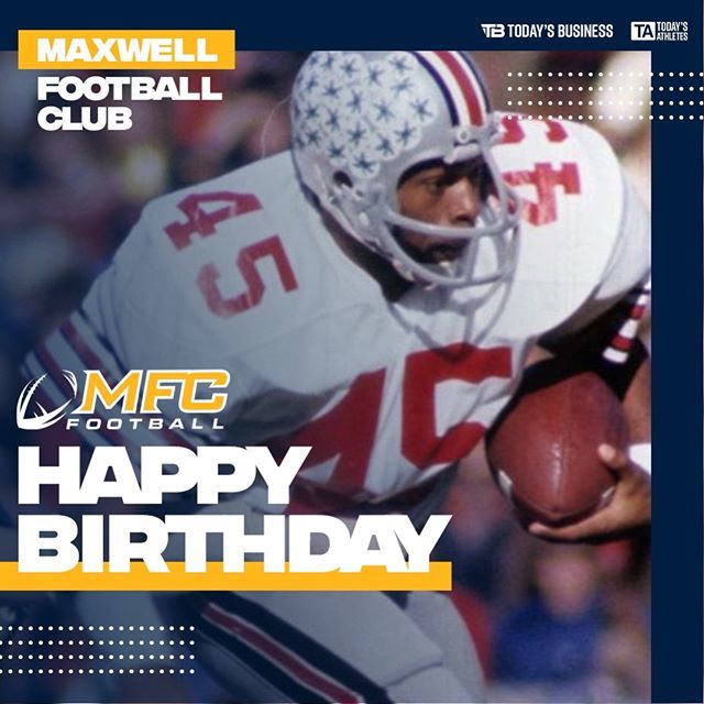 Happy 65th Birthday to the 1975 Maxwell Award winner, Archie Griffin!  