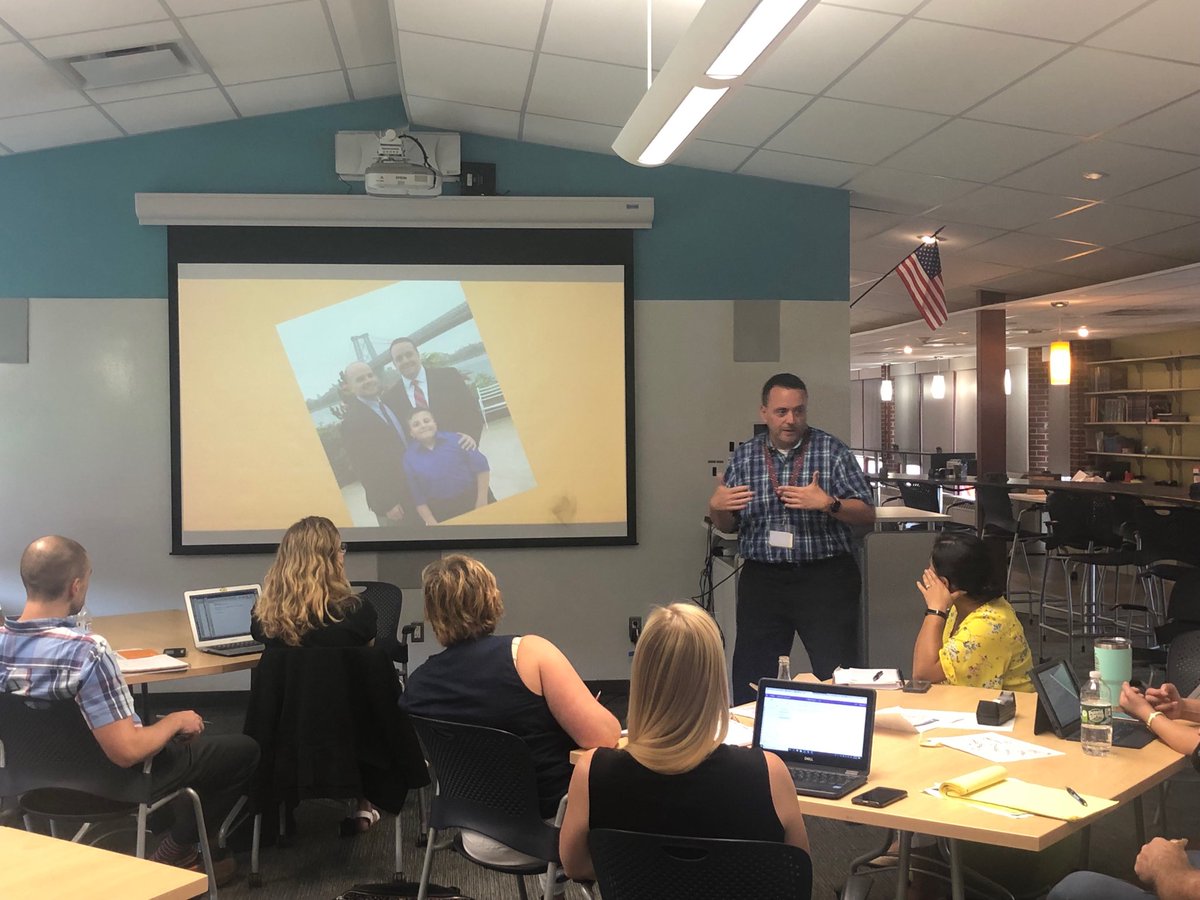 RossCoops31's tweet photo. Watching @TonySinanis present on leadership, trust, and empathy! #WeAreChappaqua #CHAPLS19 https://t.co/ni1pvVoWGj