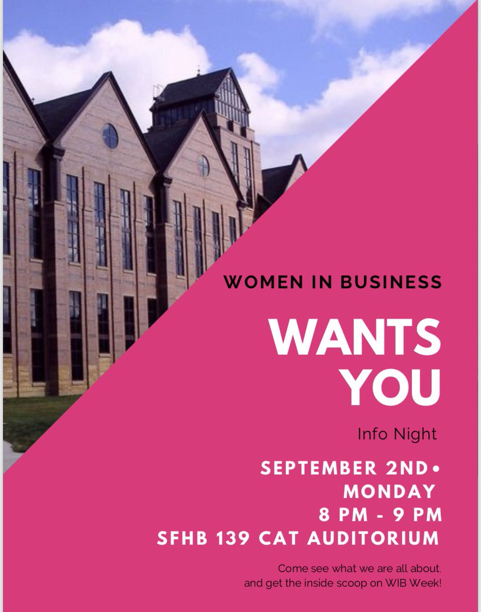 wib_isu's tweet photo. Here is the UPDATED flyer for WIB week! We wanted to make sure all our members have a safe and relaxing weekend for Labor Day! Can’t wait to see everyone there! https://t.co/qUjqlXvJcv