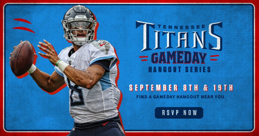 Join us for drink and food specials, games, <a href="/Titans/">Tennessee Titans</a> giveaways, and so much more! Find a Titans Gameday Hangout new you and RSVP NOW! → do615.com/titanshangouts…