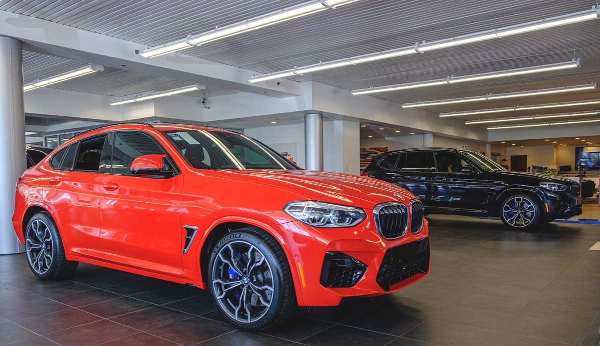 Look what just rolled onto our showroom floor! Our first 2020 BMW X4 M in Toronto Red Metallic. A 3.0 Liter twin-turbocharged engine and all wheel drive powers this sporty compact crossover. Click here for more details: ow.ly/poQY50vEI7w #AutobahnBMW #AutobahnFW #BMW #X4M