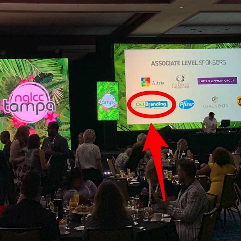 outbranding's tweet photo. Grateful to give back to @NGLCC awesome org for #LGBT business owners. Our 1st as associate level sponsor!
#nglcc19 wk filled w/advocacy, learning, netwking, seeing friends & making new ones!
#wegiveback
#lgbtbecertified #wearenglcc #logoswag #logodstuff https://t.co/jmMmlEhYKJ
