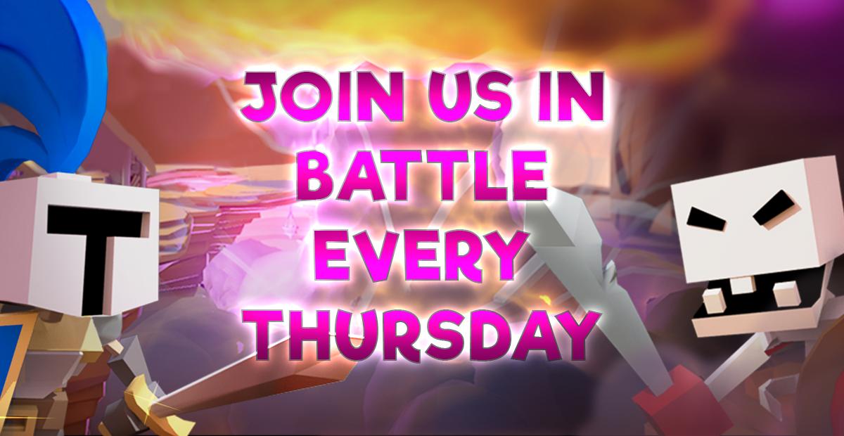 tabletopgods's tweet photo. Already got Tabletop Gods? Looking for some friendly competition? We meet every Thursday night at 6PM EST to duke it out in our virtual arenas. The best way to play is with friends; come make some more at https://t.co/4ZoKROhsNm.

#weekly #social #vr #meetup #gaming #indiegames https://t.co/Ju7GqN6aRS