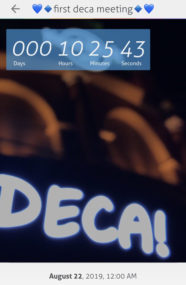 Tomorrow’s the day!! We hope to see you at the first meeting of the year🔹💙 #herewego #deca
