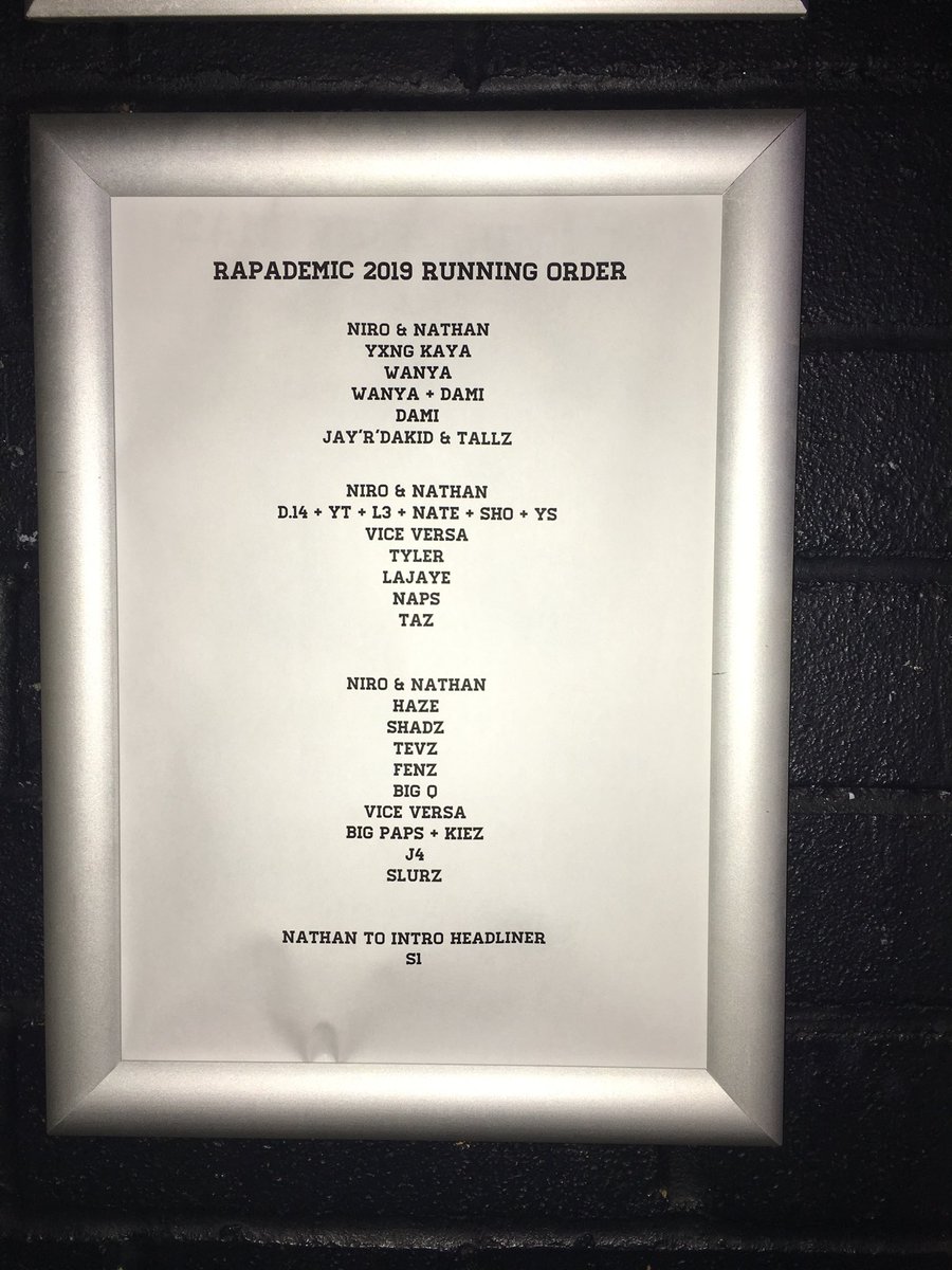 romseymill's tweet photo. The line up for tonight’s #Rapademic @CambJunction, showcasing musical talent of #youngpeople we work with. @youthmusic https://t.co/TS6nM285Qh