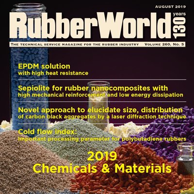 Rubber World's August issue is now online: bit.ly/2MuC5to
Issue focus: Chemicals &amp; Materials