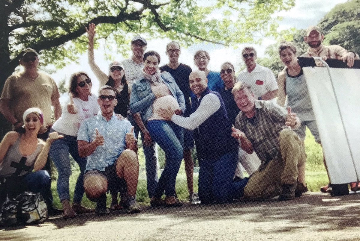 The team wrapping up after a long day photoshoot. Great work by Indermaur Photography.