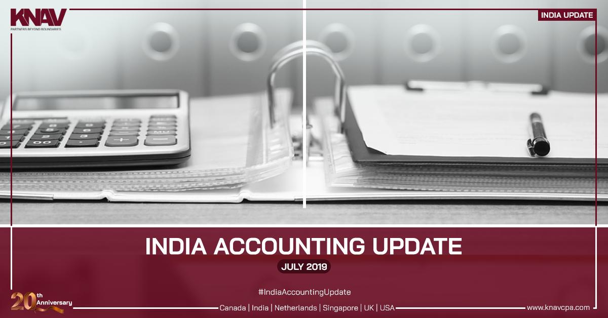 KNAVGlobal's tweet image. India Accounting Update - July 2019

Read the full report here: knavcpa.com/publication/%2…

#accountingupdate #indiaupdate #IFRS #IndAS #KNAVIndia #KNAV #KNAVUpdates