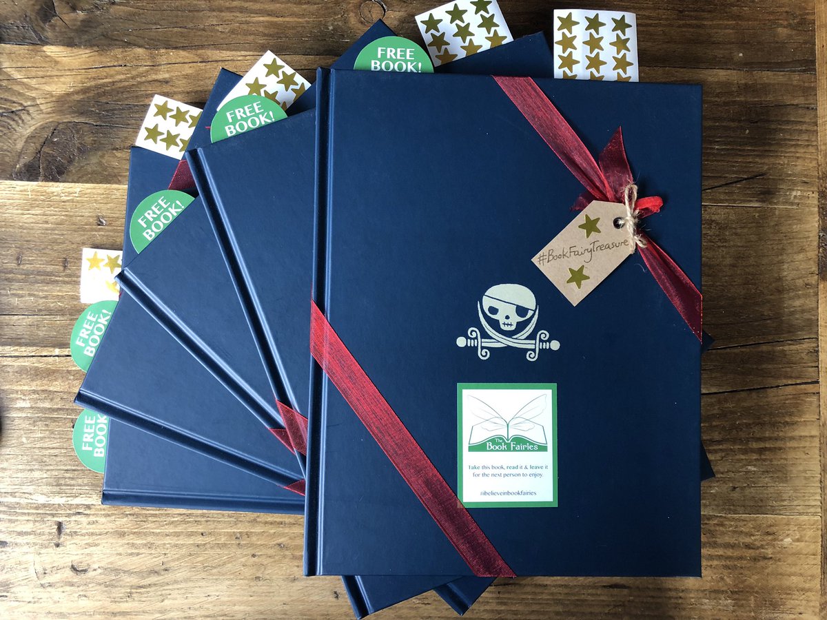 the_bookfairies's tweet photo. A book fairy in London is preparing for #bookfairytreasure this weekend with these gorgeous #pirate books! Who will find a copy of SUNK! by @RobBiddulph hidden as part of our worldwide #treasurehunt? @HarperCollinsCh #ibelieveinbookfairies #treasure #london #bookfairies https://t.co/hLKBrPOj1x