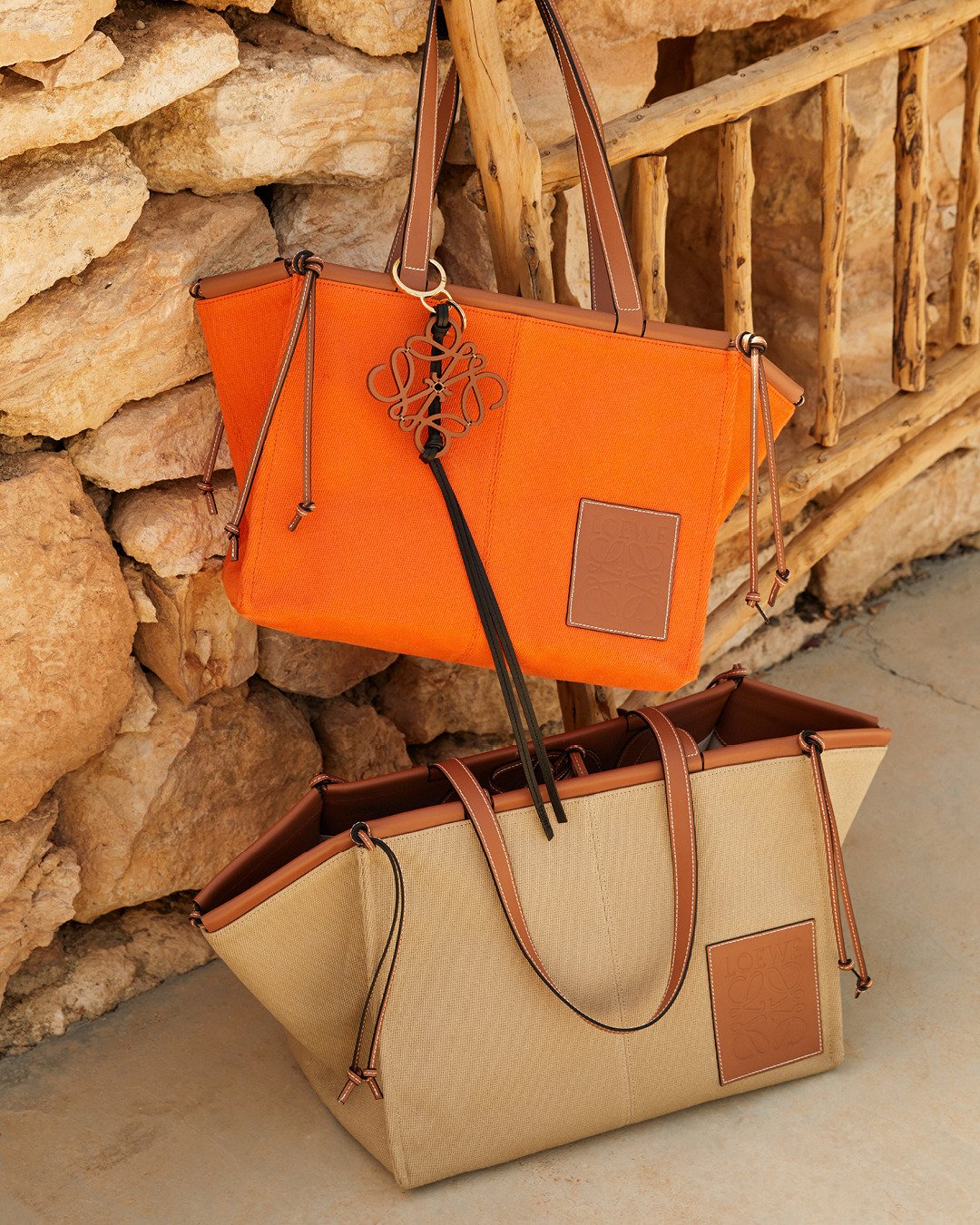 Loewe bag online charms