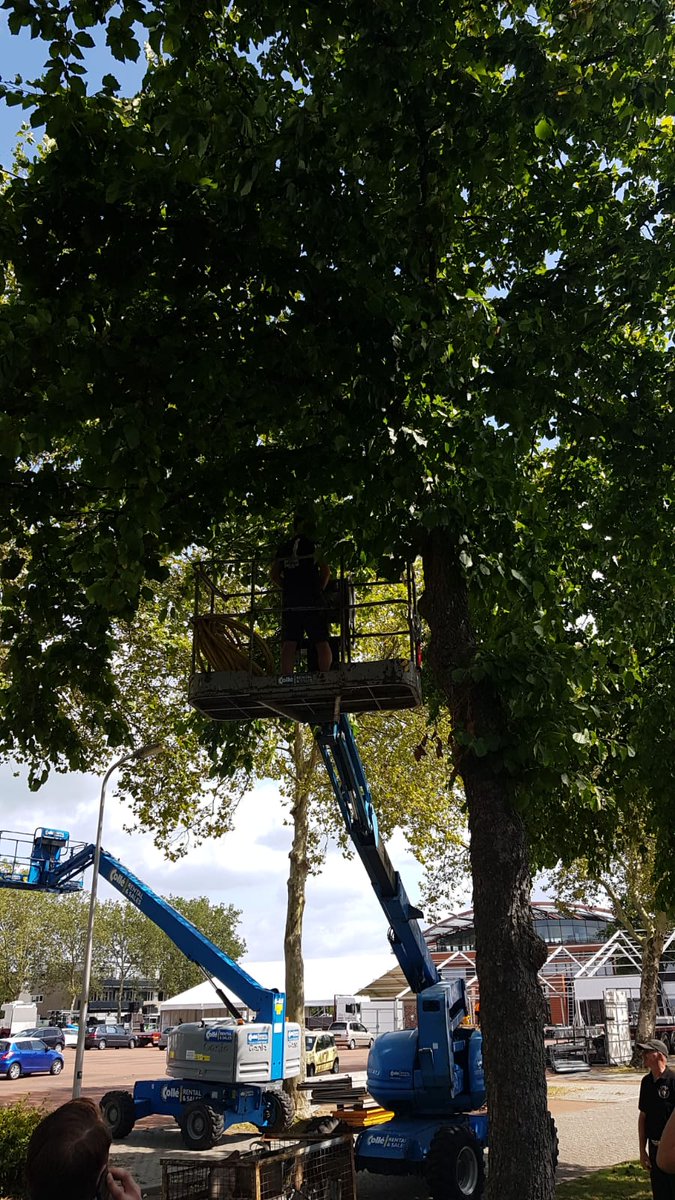 Opbouw in volle gang... De eerste tent staat, die voor de #vrijwilligers! Nog een weekje... 🐔

#aftellen #sh19 #trots #raalte