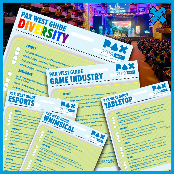 pax's tweet photo. Need help choosing panels? Check out our #PAXWest Game Guides to help you find your way! Save one or several and check off the panels you attend.
Guides can be found here: https://t.co/yydxWQq7fE
For even more content visit https://t.co/FgTOQT09OE https://t.co/00ulXauMvz