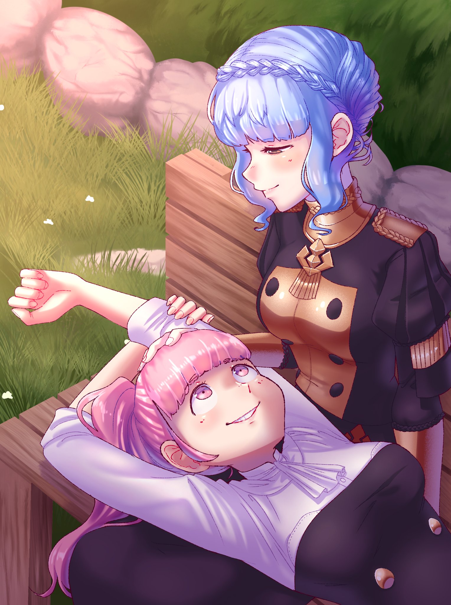 Here's some wholesome Hilda/Marianne art... 