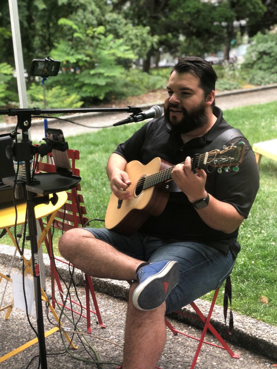 SeattleBuskers's tweet photo. BUSKER OF THE WEEK:
Meet Lohan Prado! “This program kept me going” 
For the full story please visit us on Facebook: @SeattleParksBuskers https://t.co/o6zwIXGGJt