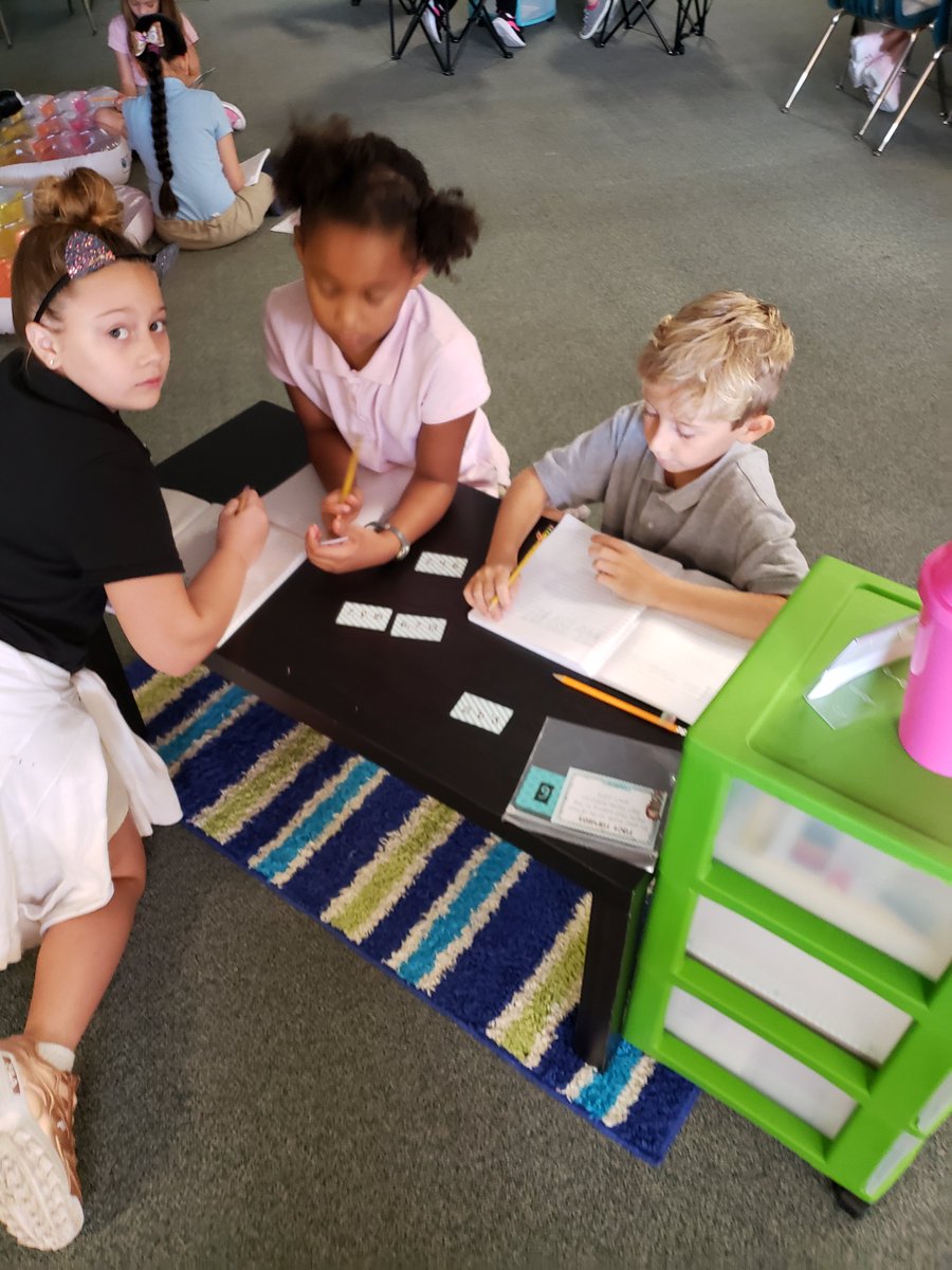 Love our class set up this year. Flexible seating for centers. #manateesmakeithappen