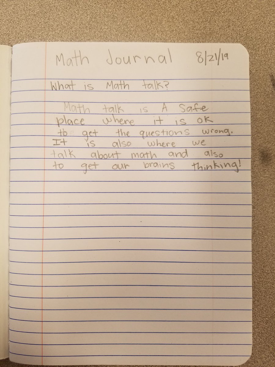 MsJenBrownBEU's tweet photo. We introduced "math talks" in our classroom today! I'm SO impressed with the conversations the kids led in math! What an awesome start to our year! #mathisfun @BeulahRalphElem https://t.co/zyQgYFW378