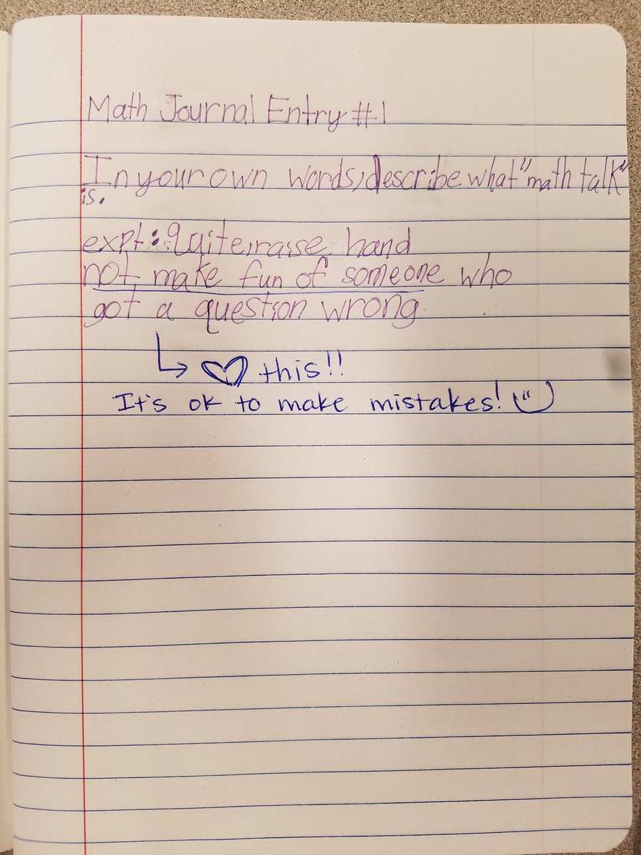 We introduced "math talks" in our classroom today! I'm SO impressed with the conversations the kids led in math! What an awesome start to our year! #mathisfun <a href="/BeulahRalphElem/">Beulah Ralph Elem</a>