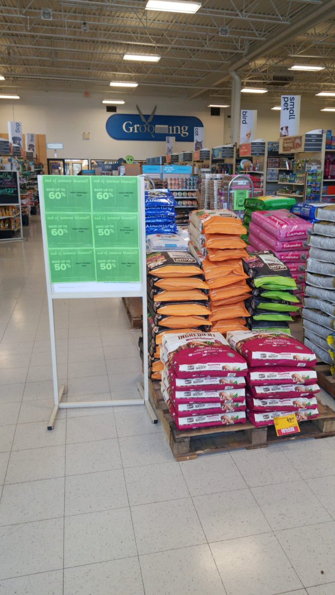 Got to check out some great deals on food for your dog or cat! Up to 60% savings at select stores now. Get them before they’re gone. 
#Petsmartassociate