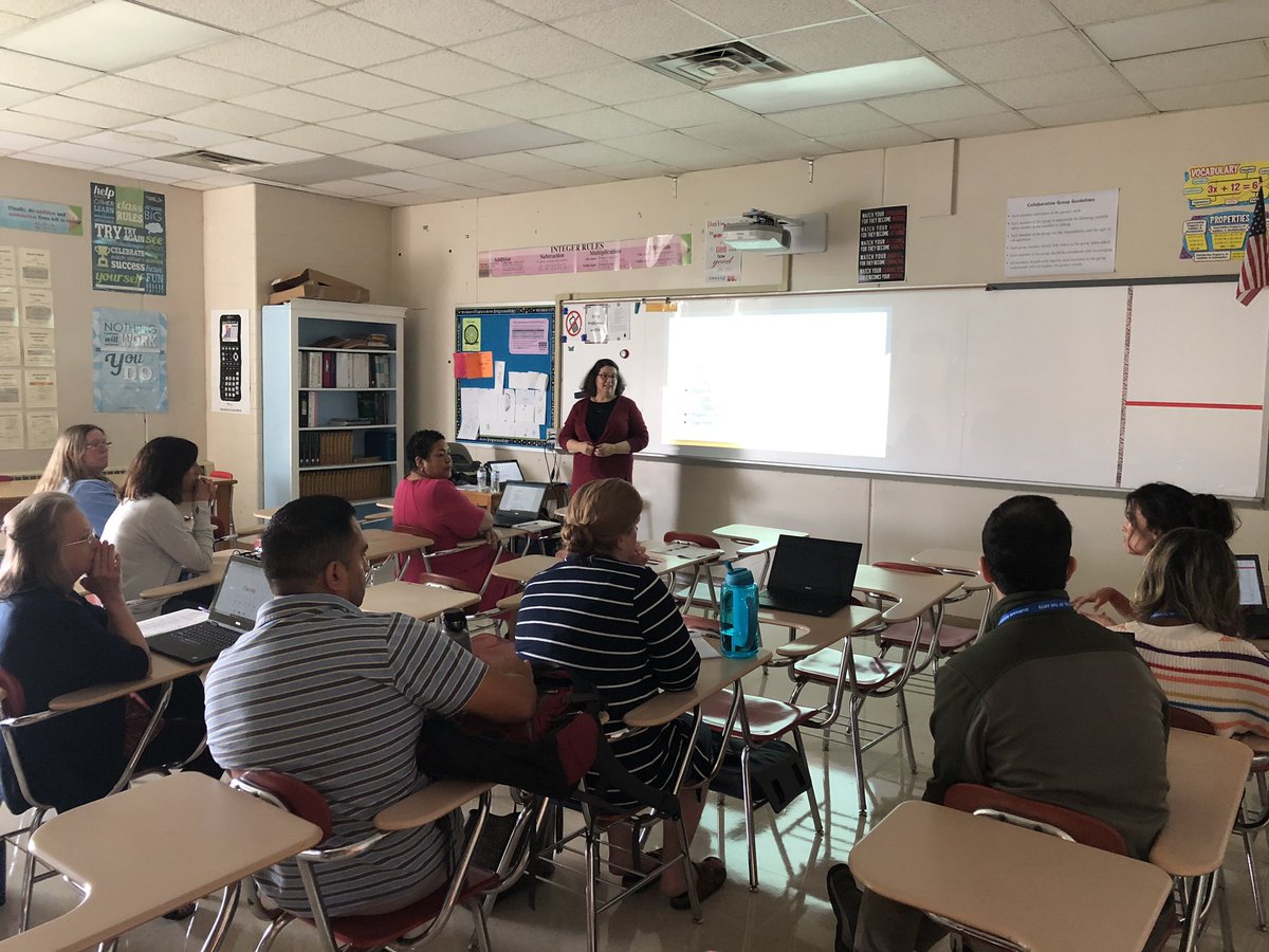 PolyglotPerezM's tweet photo. Today World Language Teachers we’re rocking and rollimg@im their kickoff sessions! Many thanks to all those who lead sessions! #wearedps #dpskickoff @DurhamPublicSch @DPS_K12C_I https://t.co/LWDXttHXy9
