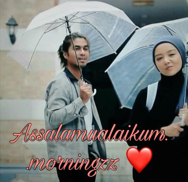 SharunRoslee's tweet photo. بِسْمِ اللهِ الرَّحْمٰنِ الرَّحِيْمِ 

🌹 السَّلاَمُ عَلَيْكُمْ وَرَحْمَةُ اللهِ وَبَرَكَاتُهُ

Selamat Pagi, Salam Pagi Khamis ☺️

Bagi muka banyak senyum...😁 
Ceria2 kan hati anda..hujan renyai2 jadi Sis pinjam gambar dorang ni #DramaSweetDreams 🥰 https://t.co/s6JHhkEwWD