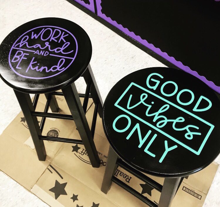 Pretty proud of these stools—can’t wait for my fifth graders to see them! #diy #WeInspireEach #EPeagles2019