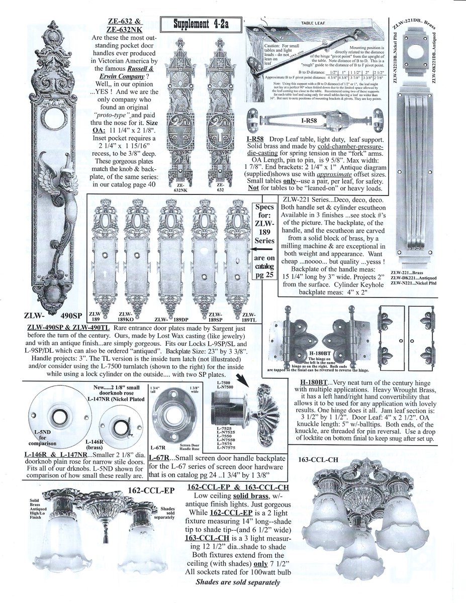 VintageHW's tweet photo. #VintageLighting

Link - https://t.co/vDn7VnImO3

Taken from our original catalog, you can use these item numbers with our website to search for the fixtures you need. Please contact us directly if you have any questions. https://t.co/OFq0qhpGwc