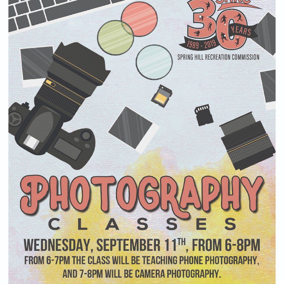 We still have spots available for our new photography class! You don't want to miss out on this!

Visit our website to sign up today!

facebook.com/events/2538996…