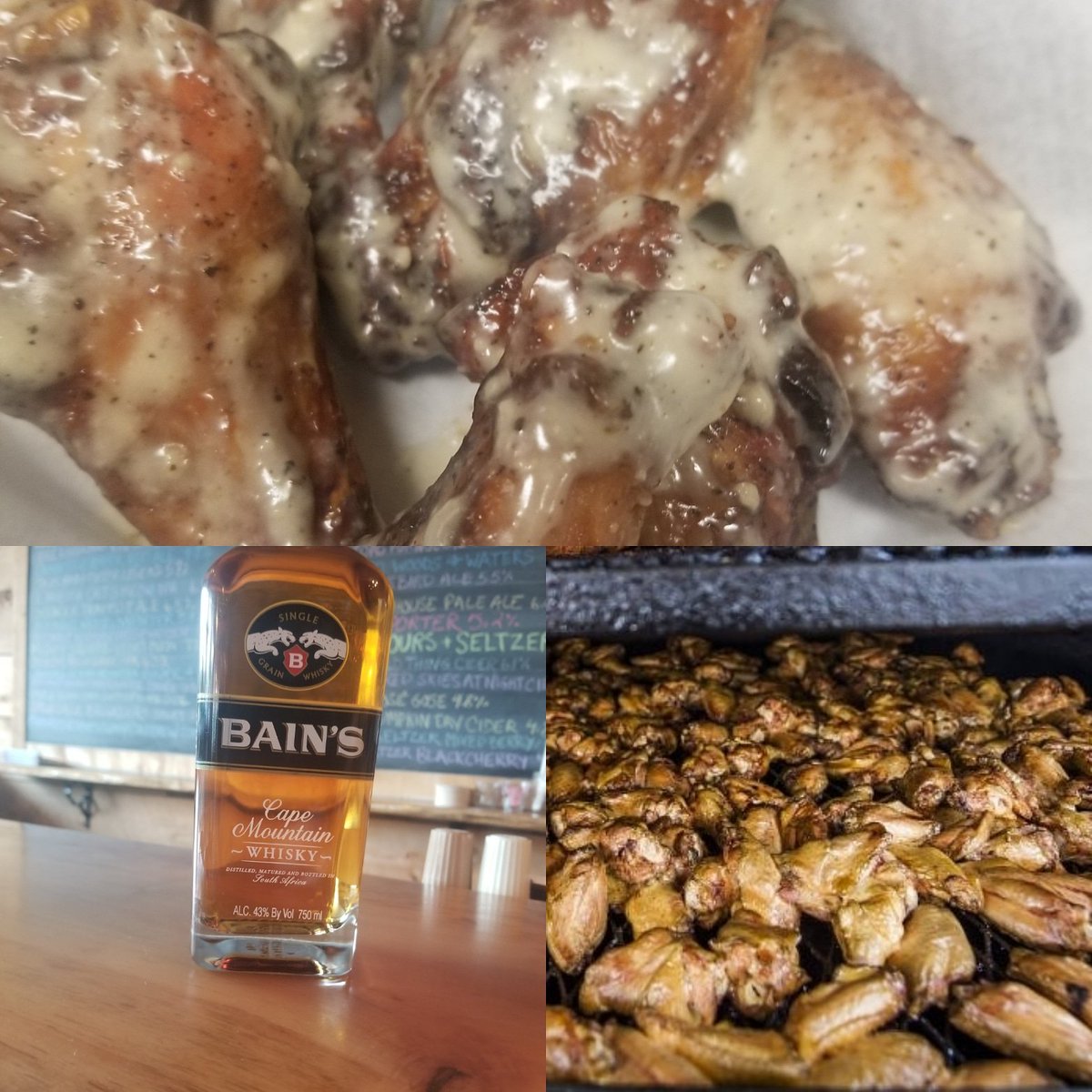 GoodstuffSmoke1's tweet photo. Fifty cent wings tonight at Goodstuff Smokehouse. It's wing and whiskey Wednesday. Tonight's whiskey is Bain's Cape South African whiskey.Dine in only 4pm-close. Goodstuff Smokehouse #wingz #massbbq #Pitmasters #newenglandbbq #blackstonema #familybusiness #nomnomnom #drinkcraft https://t.co/l0YrVC9ZAe