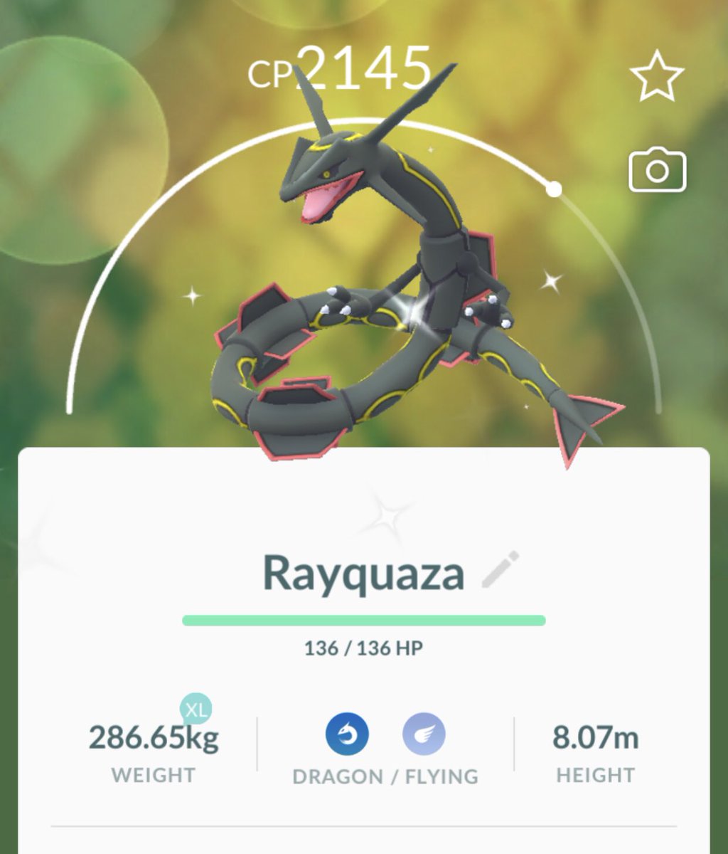 Reclaimer_9's tweet photo. 🚨✨TRIPLE RAY GIVEAWAY✨🚨

@jenghom, @Void_The_Rebel &amp; I have teamed up to help those of you struggling to get your first Shiny Rayquaza 🖤✨

To Enter: 
-Follow &amp; RT
-Not have a Shiny Rayquaza 

🚨If the trade with a winner does NOT cost 80,000 Stardust, the trade will be off https://t.co/H0zLPe7Zw1