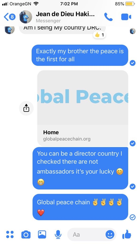 FARABANDIAK's tweet photo. #GlobalPeaceChain @GlobalPeaceAmb1 work to buil peace and another can join by your work so keep it up. The peace day coming #JPDD #Peace @SDGs @kamranzafar https://t.co/ZwoKd25BNm