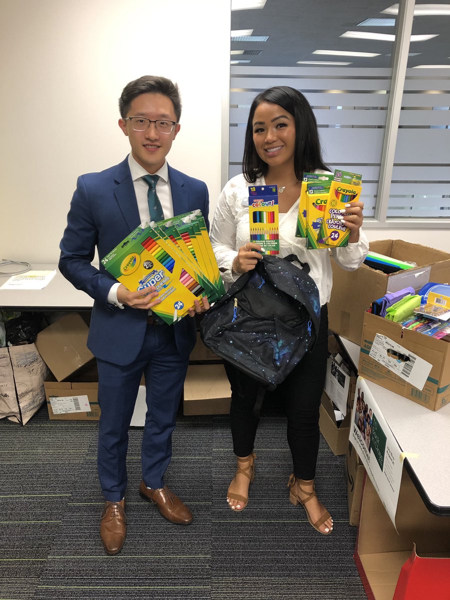 It’s happening..... supplies are beginning to arrive at TD Back In Class HQ! Looking forward to another successful campaign supporting economically disadvantaged families in London and surrounding area 💚 @ShaneKennedy_TD <a href="/OlympiaB_TD/">Olympia Baldrich</a>