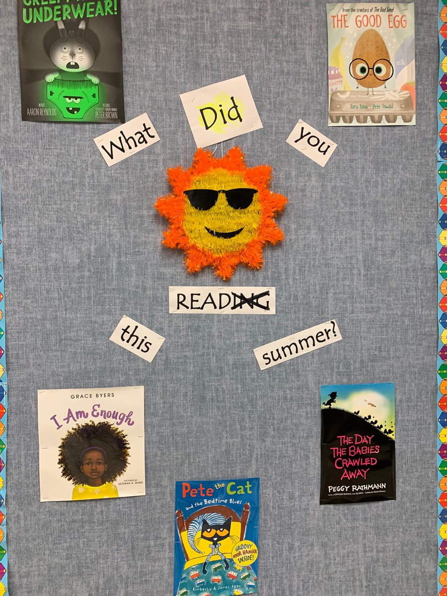 CESLibraryLions's tweet image. What DID you read this summer? I read a couple of BOB books and then some books just for fun! Can’t wait to see everyone’s summer reading track! #powerofthepride