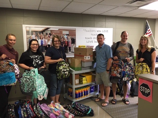 PrideHusky's tweet photo. Thanks for the generous donation of school supplies from the Pine River State Bank, Babinski Foundation, Pillager Lions Club, and many generous community members. If you need help with school supplies for your child, please contact the school. #HuskyPRIDE116 https://t.co/cwzvi6FVDg
