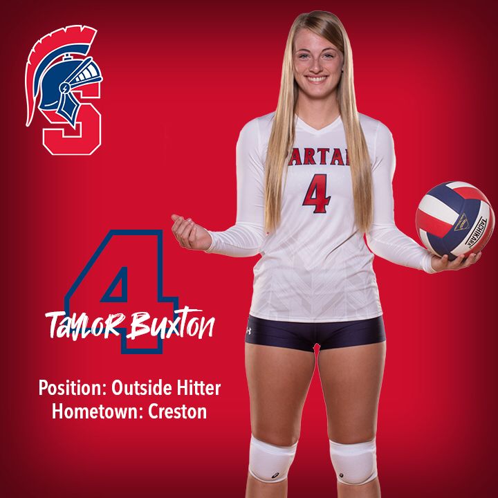 SWCCSpartans's tweet photo. Meet your Southwestern Spartans!
#4 Taylor Buxton
Outside Hitter from Creston, Iowa https://t.co/OoU3kTBCmK