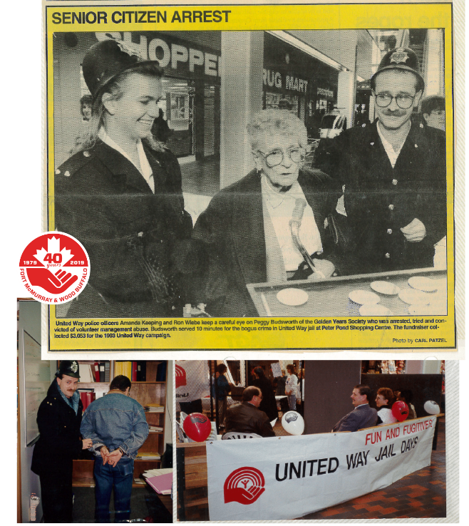 FMWBUnitedWay's tweet photo. Flashback to 1993, and the good sports who 'did time' for United Way! #UnitedWayJailDays
#40YearsofLocalLove #LocalLoveYMM https://t.co/dB3cSWgmY8