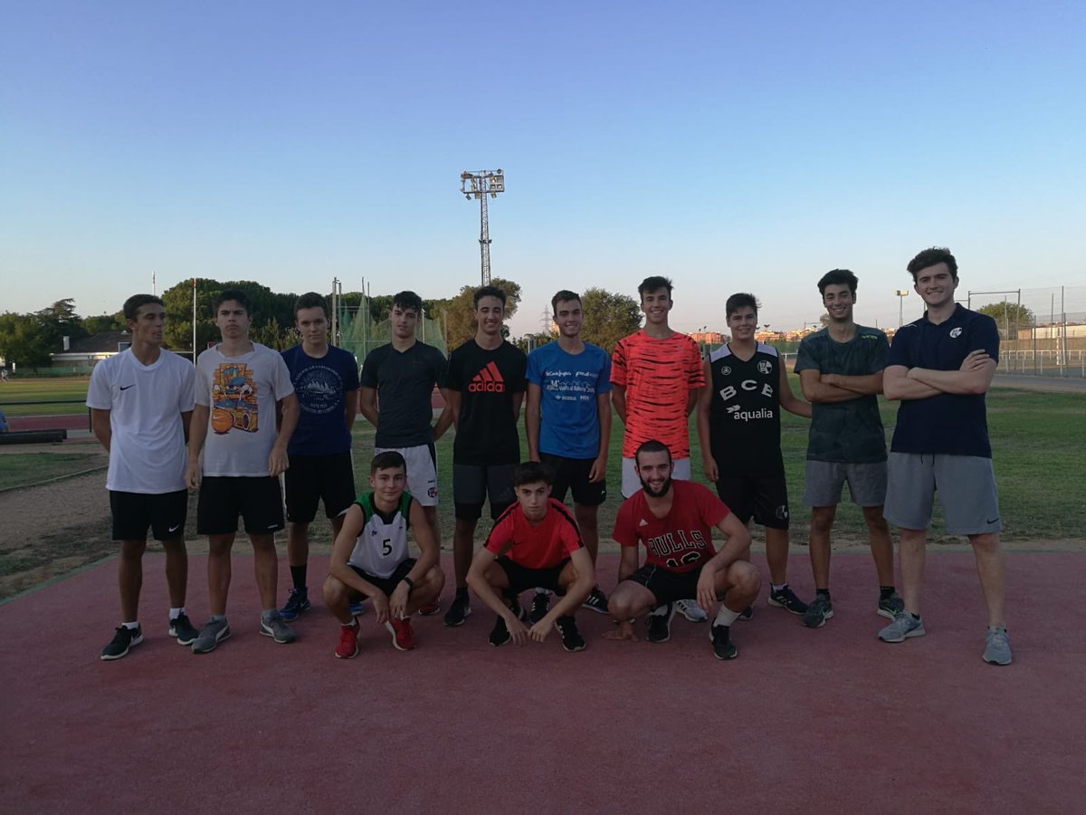 BCBBadajoz's tweet photo. Algunos de nuestros Cadetes y Junior @GrupoPreving ya han empezado con las primeras sesiones de preparación física. Toca ponerse en forma! https://t.co/XD9hP51jVF