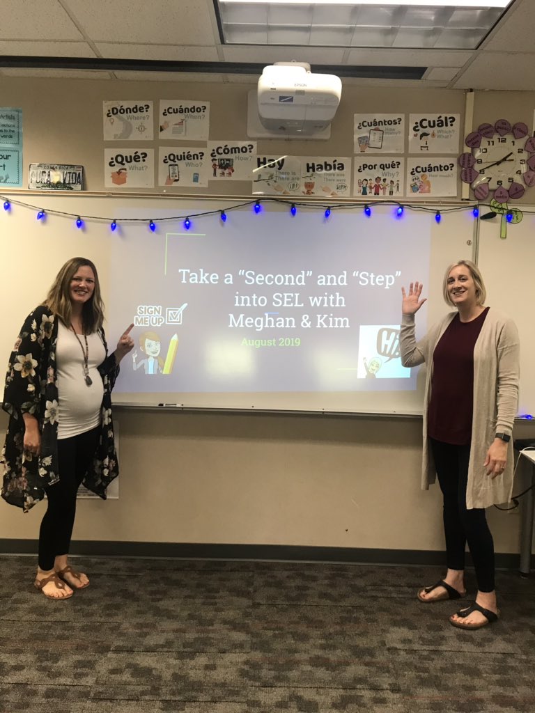 MrsNovacek's tweet photo. So much fun presenting on Second Step SEL with @MrsNordstogSC ! 👏🏻👏🏻 https://t.co/z0dOk0I2zQ