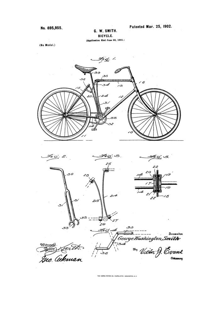 IBikeUNT's tweet photo. #DidYouKnow that @UNT_Libraries has a ton of great digital resources, including things like this 1902 patent filing for a more modern bicycle frame? Check out the entire document here: https://t.co/48QKHwLieM. #UNT https://t.co/naQuX7rteX