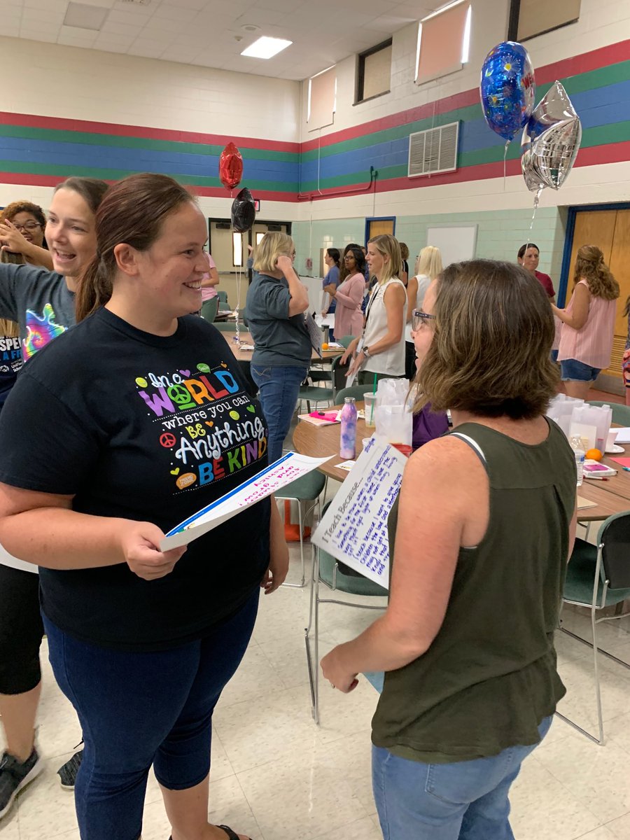 kdaniels223's tweet image. First Staff Day: CEEP staff shared the reasons why they choose to come to work this morning. Teaching is not just a job, it’s a calling. I teach because... #thelittlecolonials #iteachbecause #thepowerofprecsd