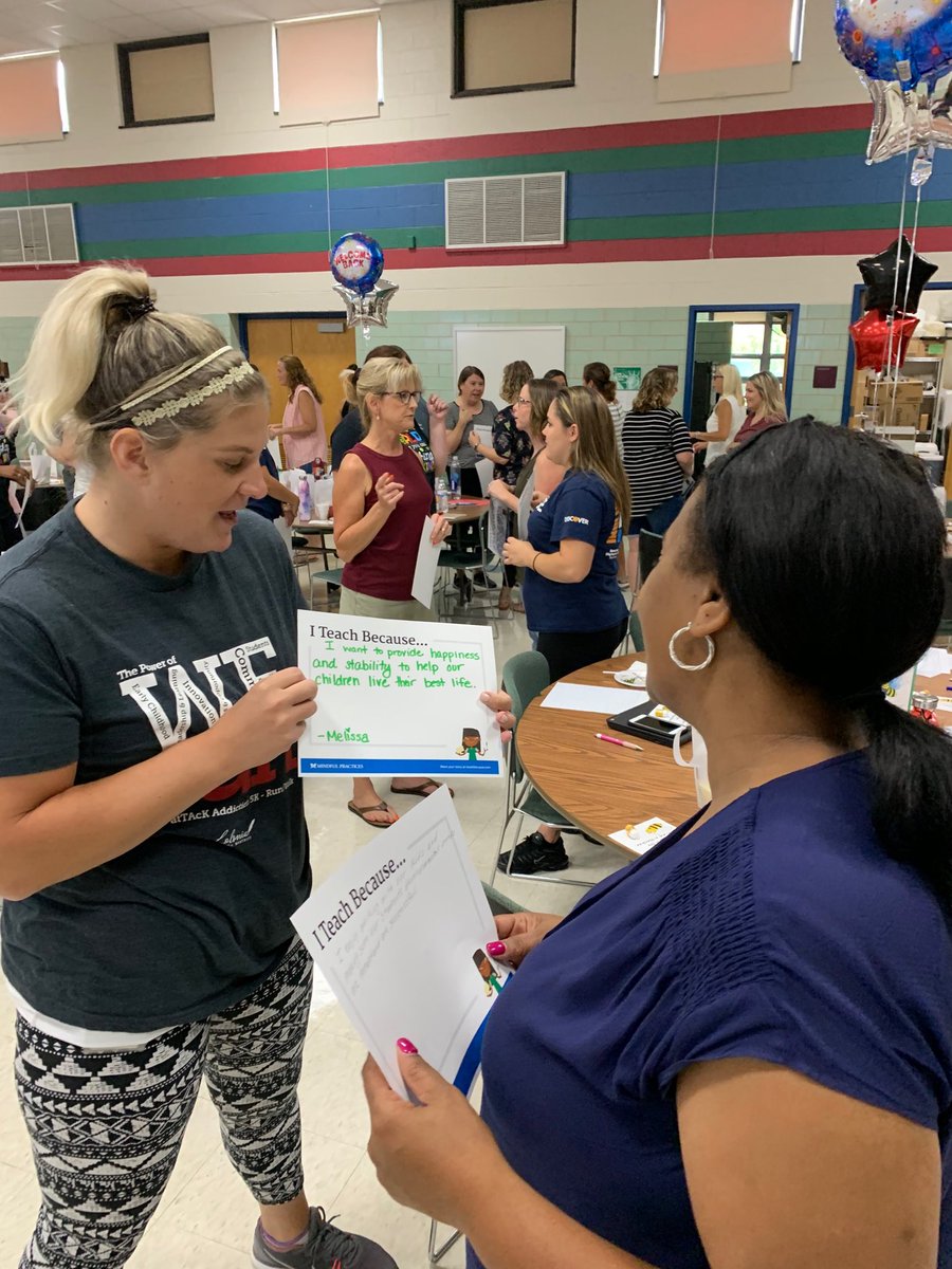 kdaniels223's tweet image. First Staff Day: CEEP staff shared the reasons why they choose to come to work this morning. Teaching is not just a job, it’s a calling. I teach because... #thelittlecolonials #iteachbecause #thepowerofprecsd