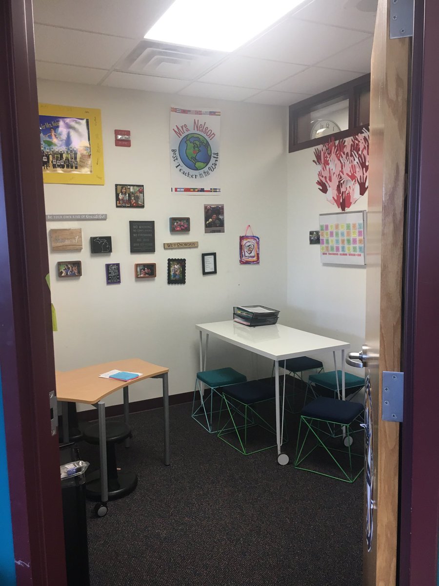 Jenn__Nelson's tweet photo. Transformed my “quiet room” to a collaborative space. #saslearningspaces https://t.co/8wfIULAszd