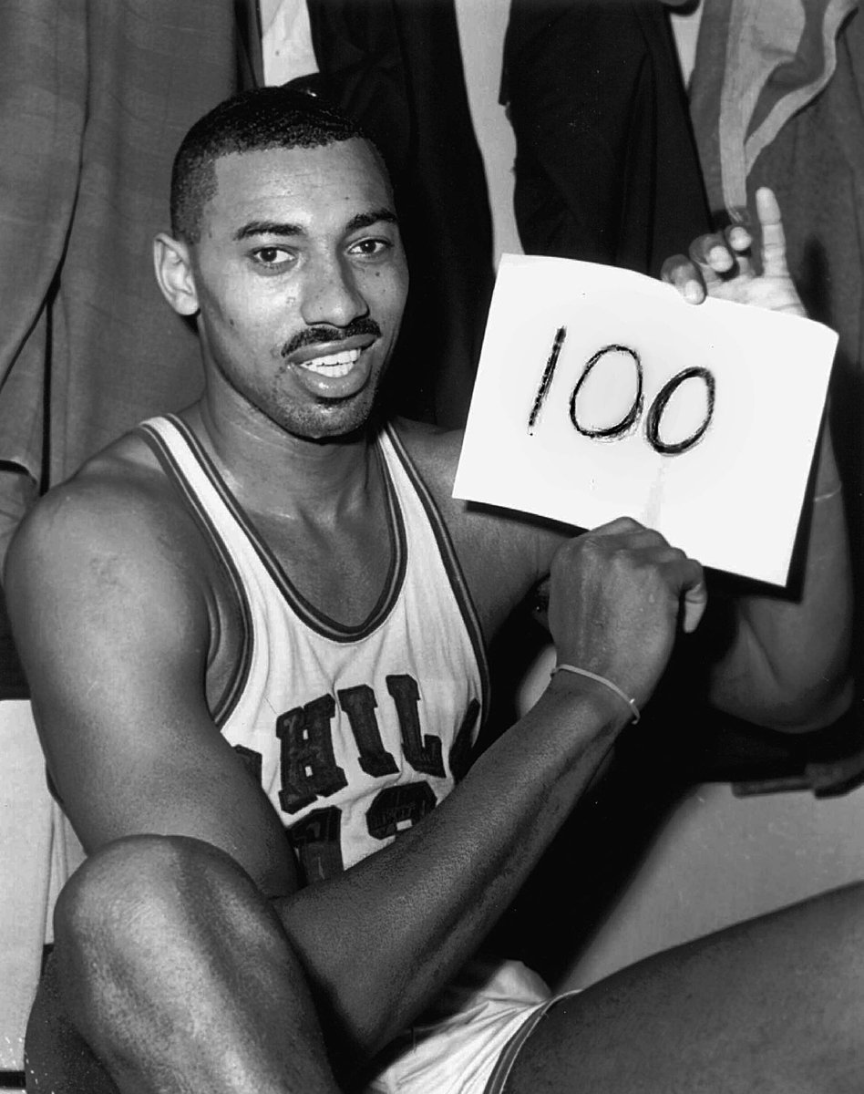 BleacherReport's tweet photo. The NBA had never seen a force like Wilt:

-100-point game
-Only player to average more than 40 PTS in a season
-Seven scoring titles
-11 rebounding titles
-Assists leader (1967-68) 
-2x NBA champion
-4x NBA MVP
-1972 NBA Finals MVP

The Big Dipper would have been 83 today https://t.co/YHyqCJnDpC