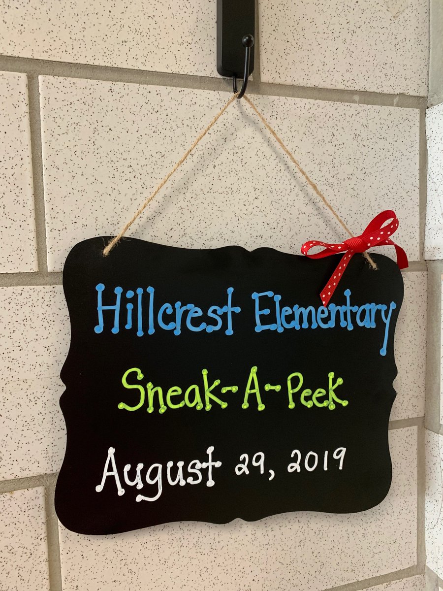 Our Hedgie Growth Chart is waiting for you!  Never miss another special moment.  Grab your child and a chalk board and capture all of your child’s precious school memories.  satch them grow year after year.  Thanks Mohler and Gary Realty! #HillcrestHappy
