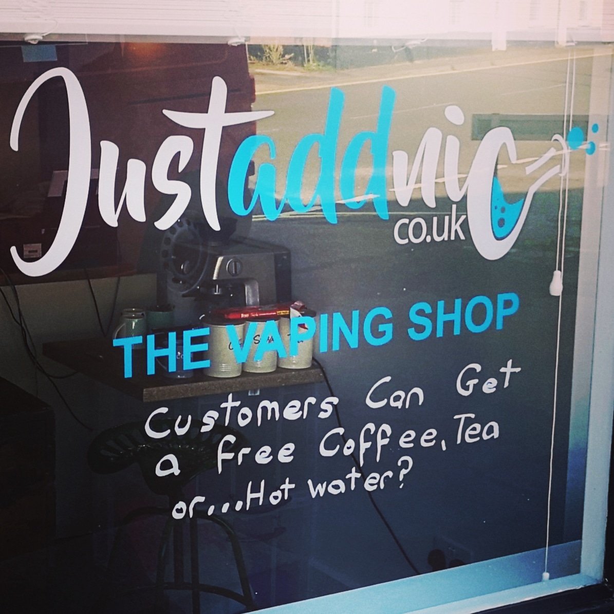 justaddnic's tweet photo. I like to write silly things on my shop window 😁
#vaping #vape #vapelife #vapenation #vapecommunity #vapers #vapeporn #vapefam #vapeon #vapestagram #vapor #vapedaily #vaper #instavape #vapelyfe #eliquid #ejuice #vapetricks #vapelove #vapepics #vapeshop #vapefamily #vapes https://t.co/SmSOfG2tU3
